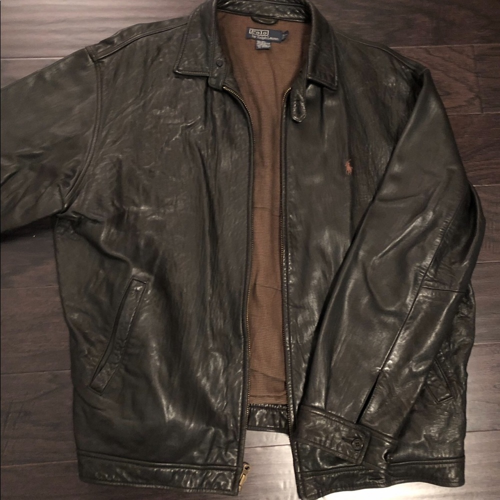 Polo Ralph Lauren Jacket XL 100% Genuine Leather